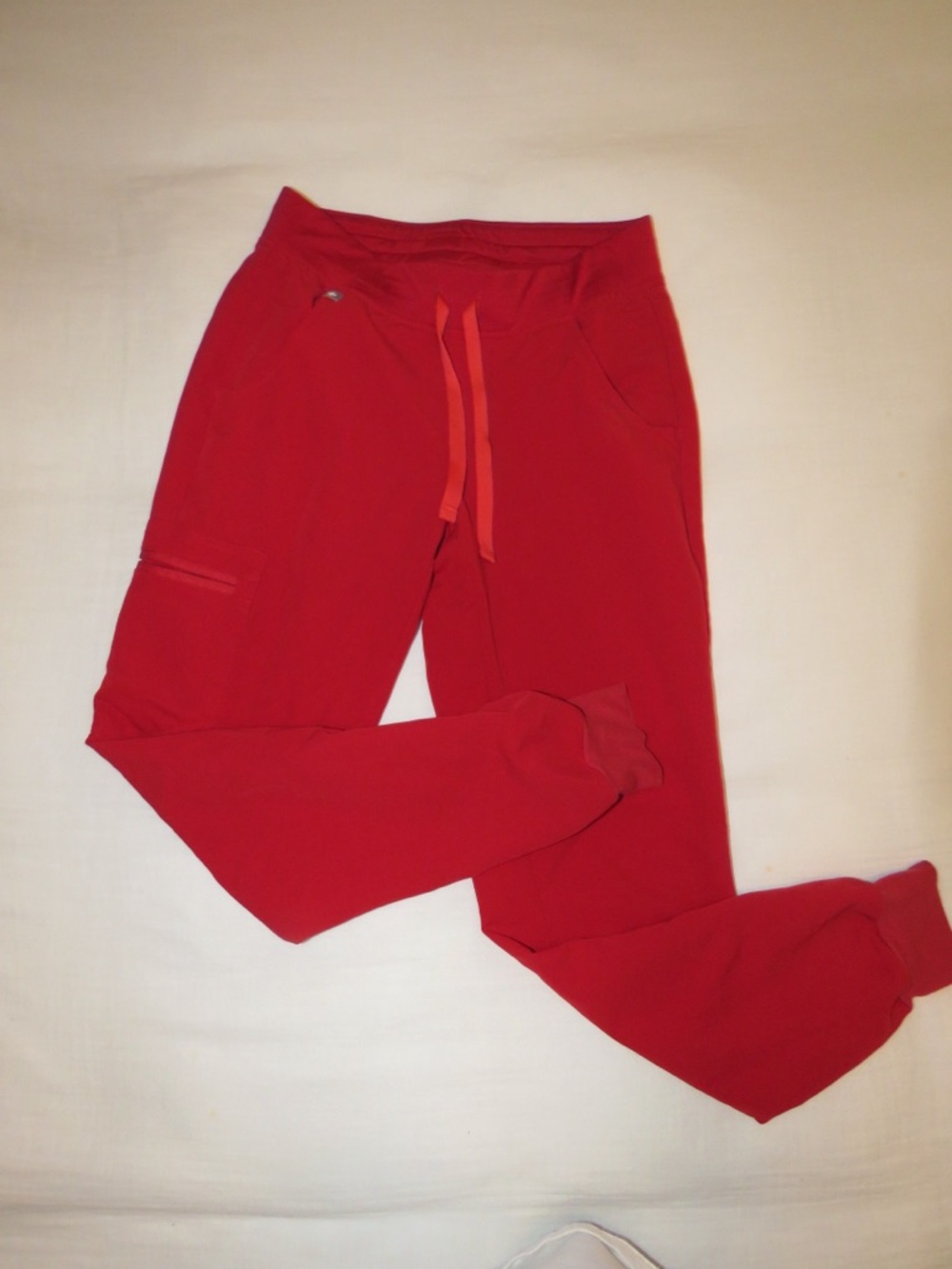 Figs Technical Collection Coral-Red Scrub Joggers